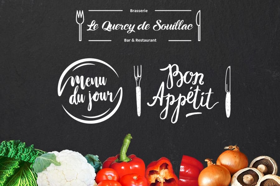 Menu du jour 30 Juillet 2021