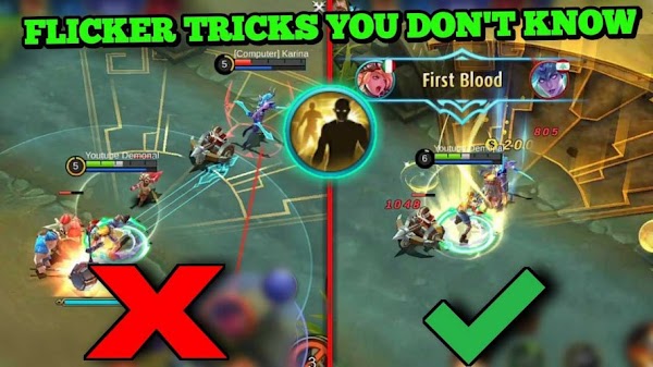 Cara pakai spell Flicker yang baik dan benar di game mobile legend