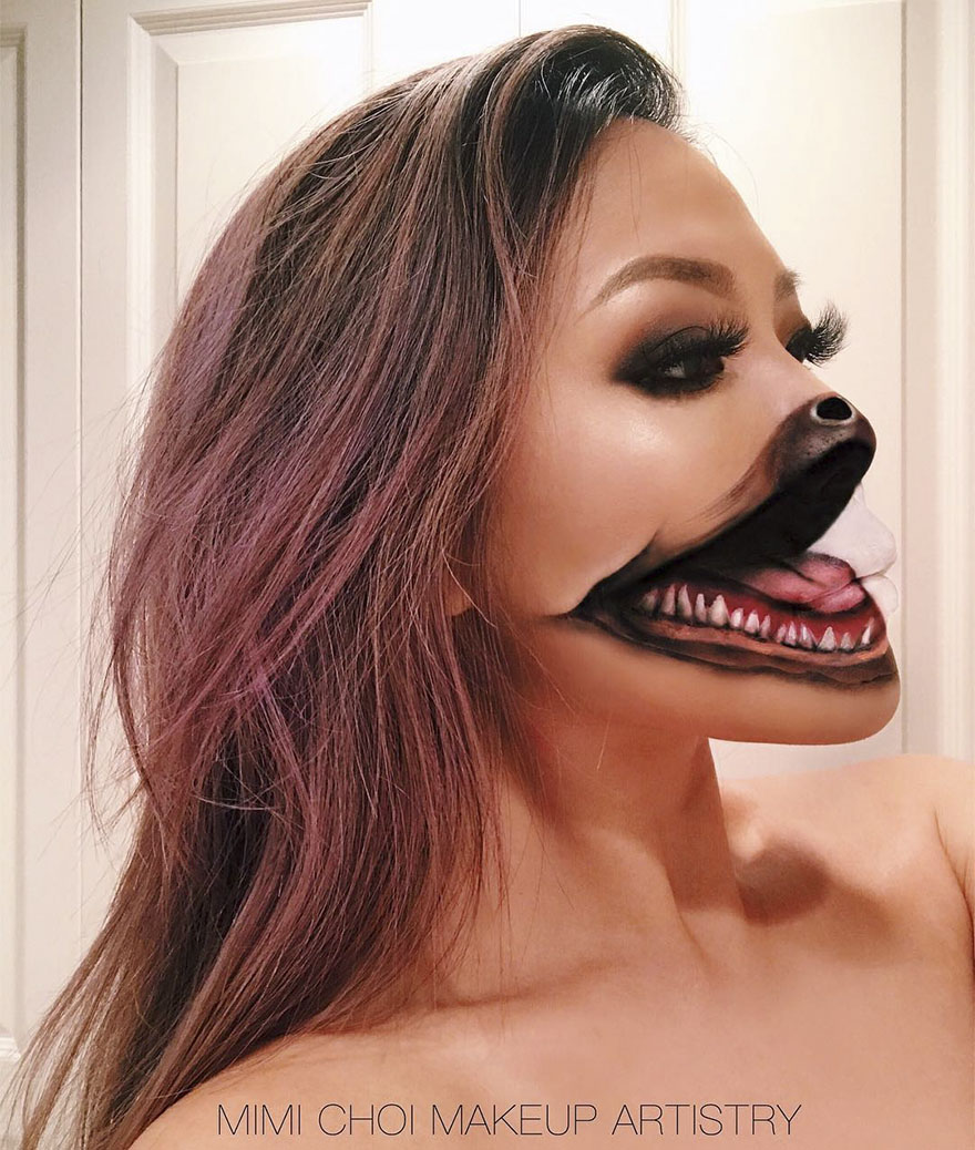 #6 - Woman Gives Up Teaching To Create Optical Illusions With Makeup, And It’s Messing With Our Minds #6 - Woman Gives Up Teaching To Create Optical Illusions With Makeup, And It’s Messing With Our Minds