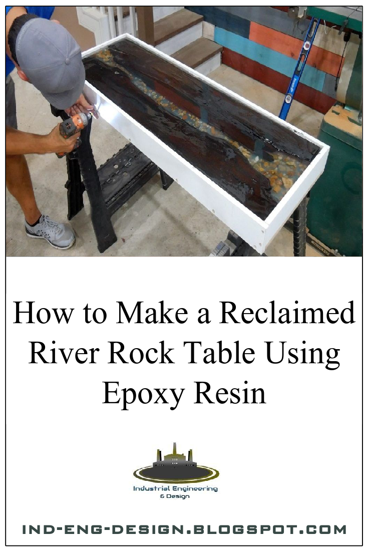 How to Make a Reclaimed River Rock Table Using Epoxy Resin MagOne 2016