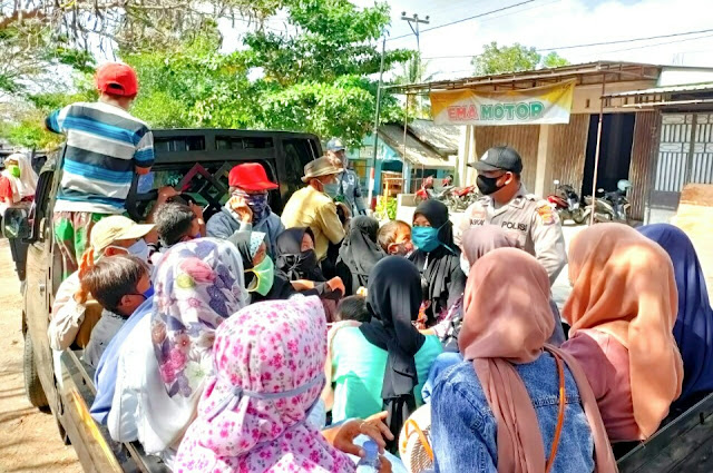 Operasi Yustisi, Kapoles Lotim : masih banyak pengendara tidak gunakan masker