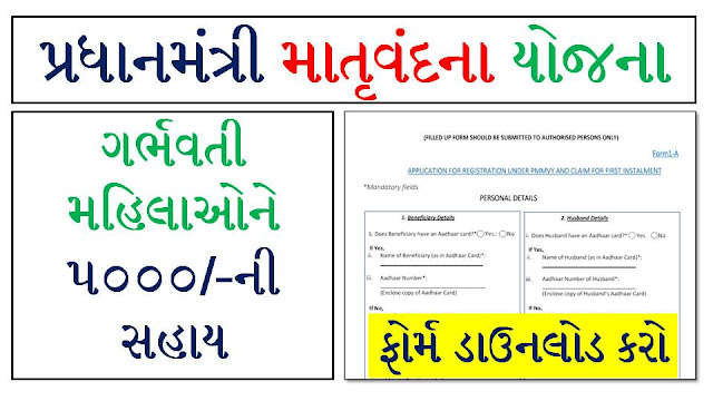 Pradhan Mantri Matru Vandana Yojana Gujarat Online Application Form 