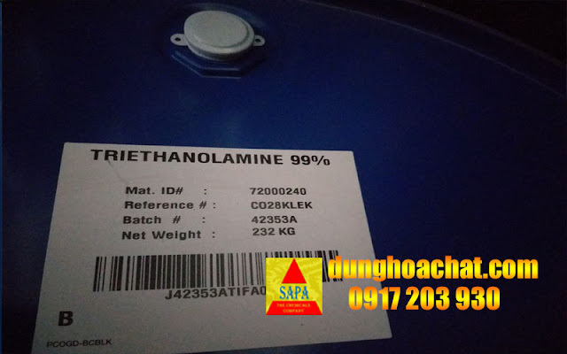 Hóa chất trợ nghiền Triethanolamine 99% (TEA )