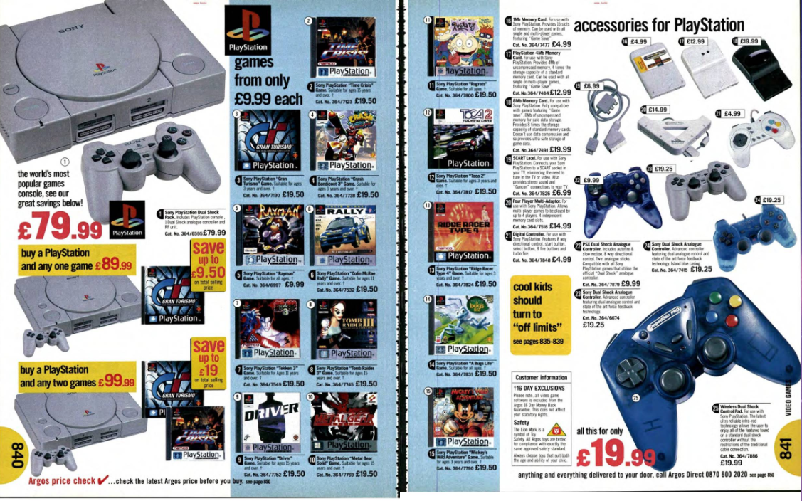 🕹️🎮 The Argos Catalogue & Video Games in the 1970s, 80s & 90s A Trip