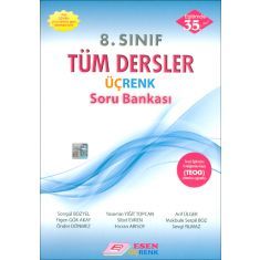 Esen 8.Sınıf TEOG Tüm Dersler Üçrenk Soru Bankası (2017) Esen 8.Sınıf TEOG Tüm Dersler Üçrenk Soru Bankası (2017)