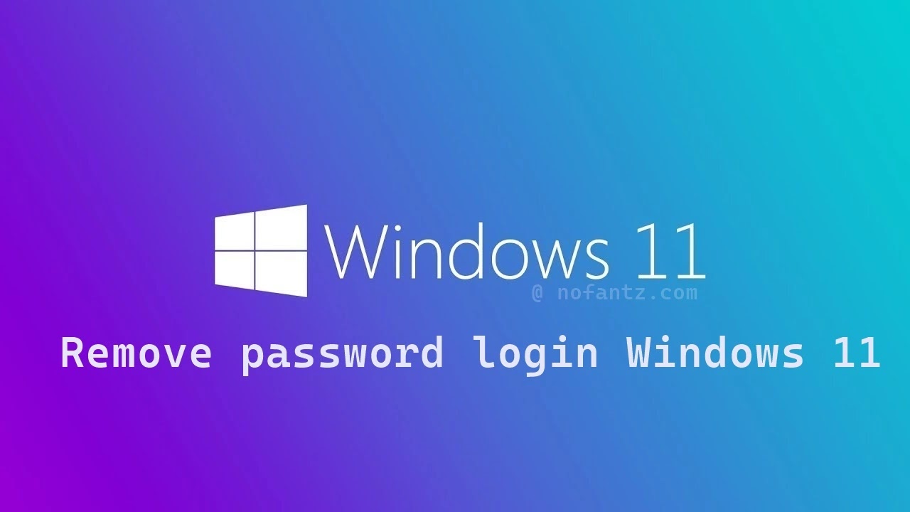 Menghapus password login pada Windows 11