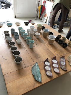 ドイツの陶芸アトリエで日本茶をたのしむ