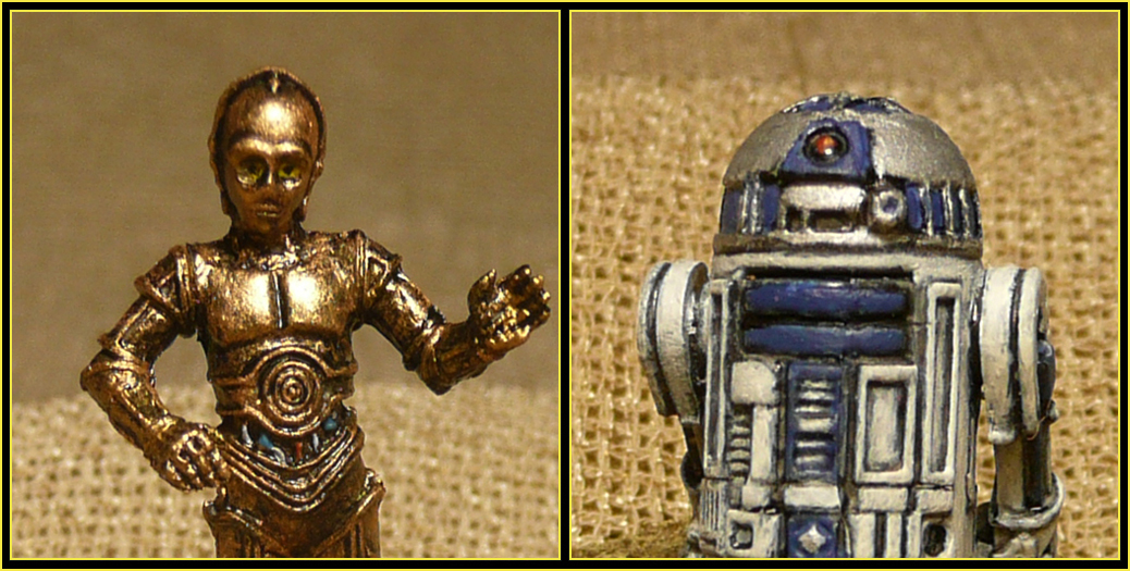 Droïdes Les Aventures De R2 D2 Et C 3po Miniaturas de Oxkarth: Guerra de las Galaxias - Droides C-3PO y R2-D2