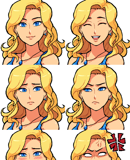 Talkohlooeys Stardew Valley Portrait blog New Haley