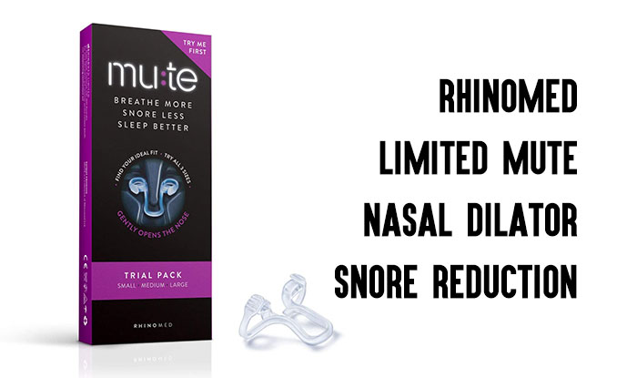 Rhinomed Limited Mute Nasal Dilator Snore Reduction