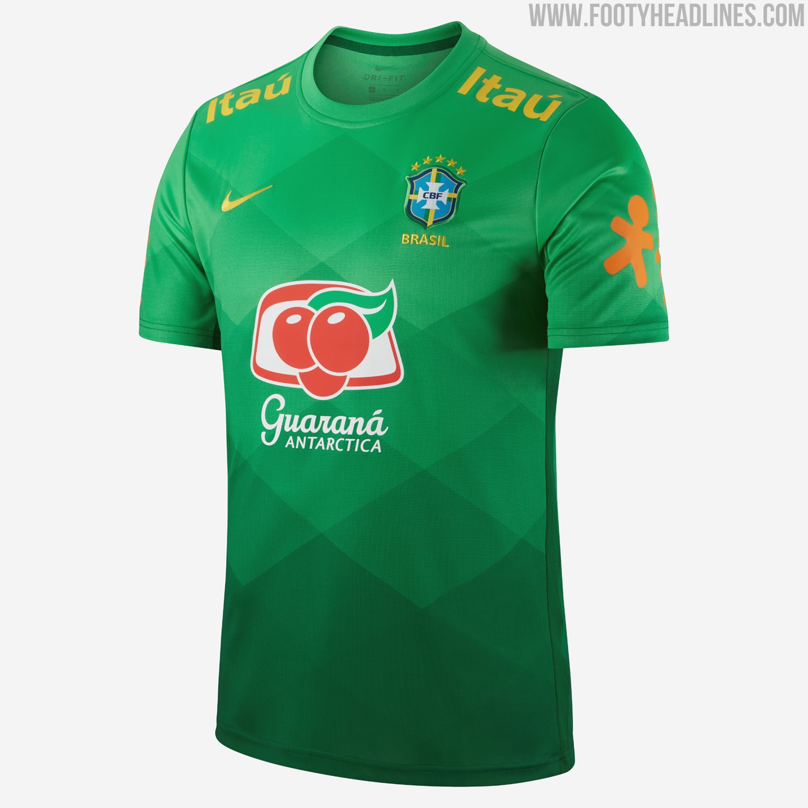 Brazil 2020 Pre-Match Shirt Released - Footy Headlines