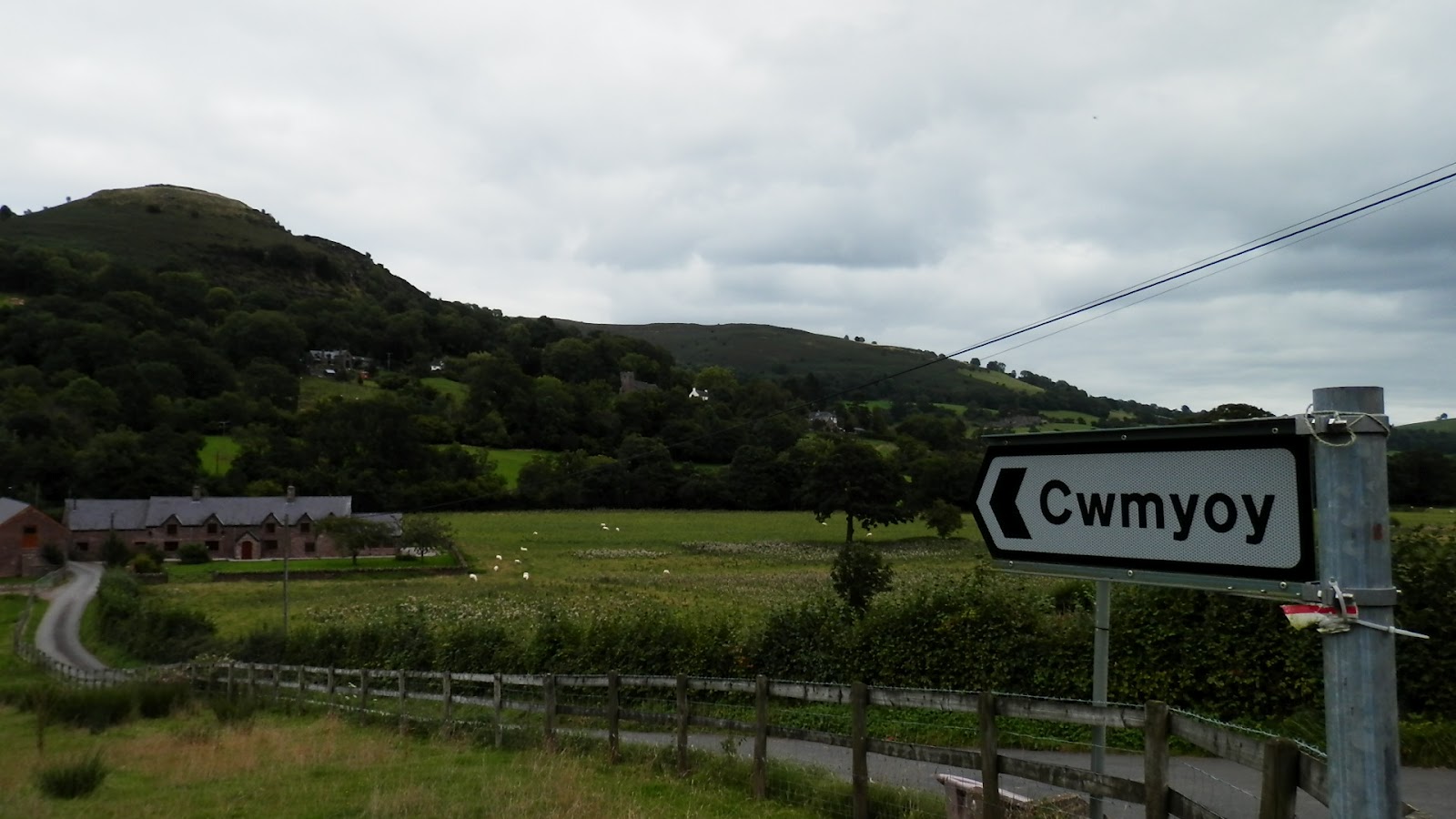 Travel with Kevin and Ruth The leaning church of Cwmyoy!
