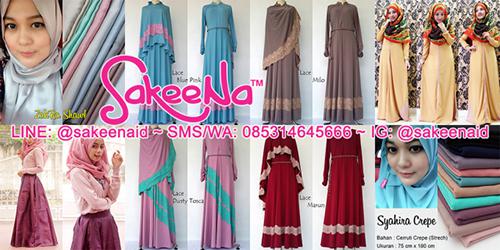 Model Baju Muslim Lebaran Wanita Gambar Model Baju Muslim Lebaran Wanita