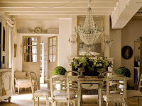 french country cottage dining room
