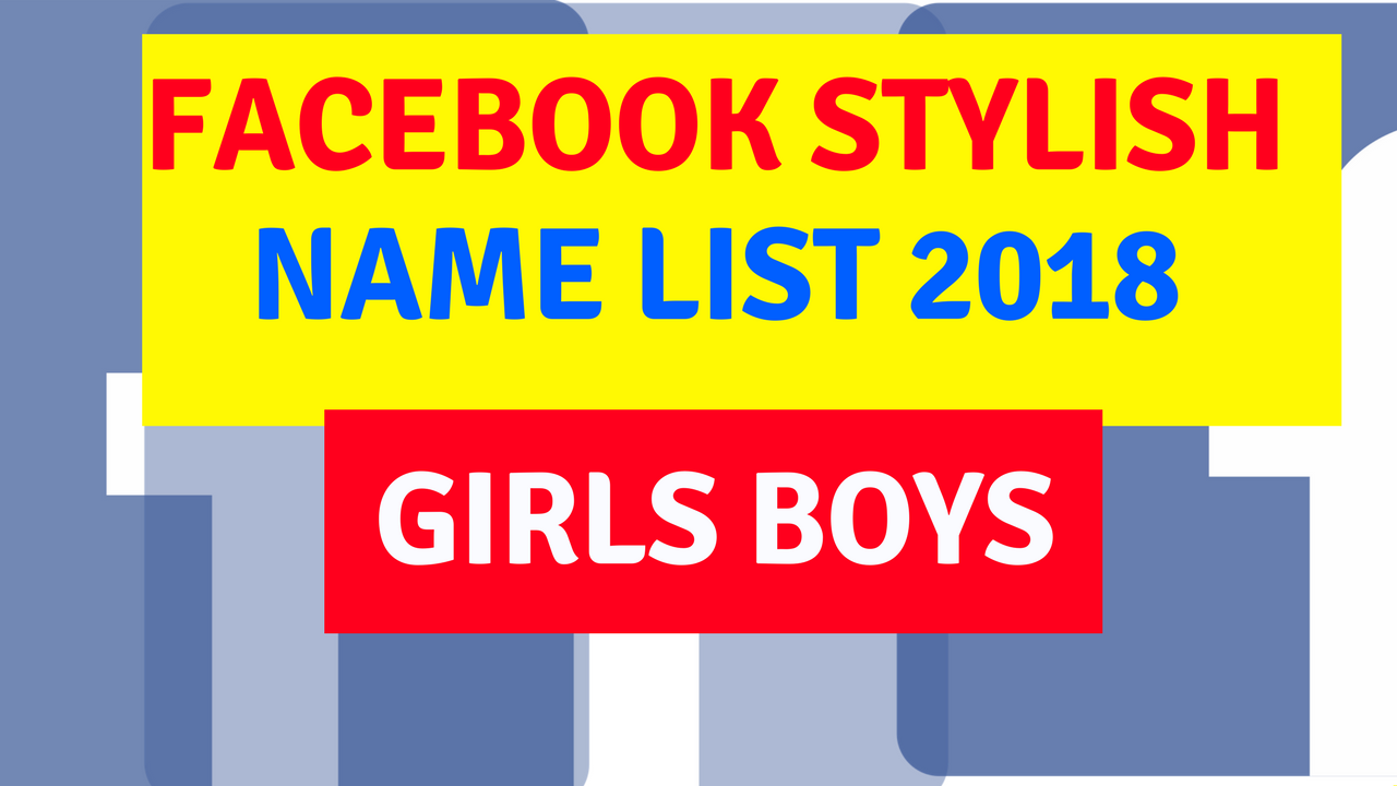 Stylish NaMe IDs FB