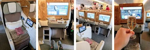 Emirates Business Class 777 seat