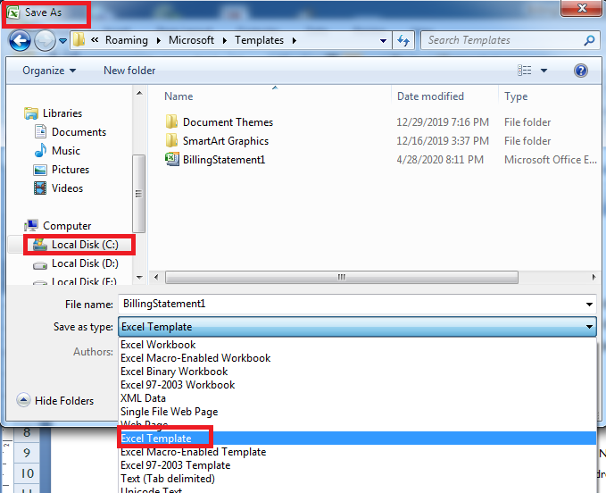 7. How to use Templates Excel 2007 My Computer Guide
