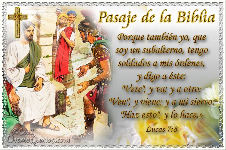 DIOS ES MI FE: Pasaje de la Biblia