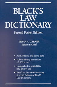Black's Law Dictionary, Second Pocket Edition