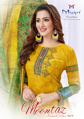 Mishri Mumtaz vol 9 Cotton Pakistani Dress Material