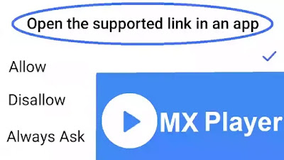 MX Player Don't Open Links Problem || Open By Default Settings & Check Supported Links in Android