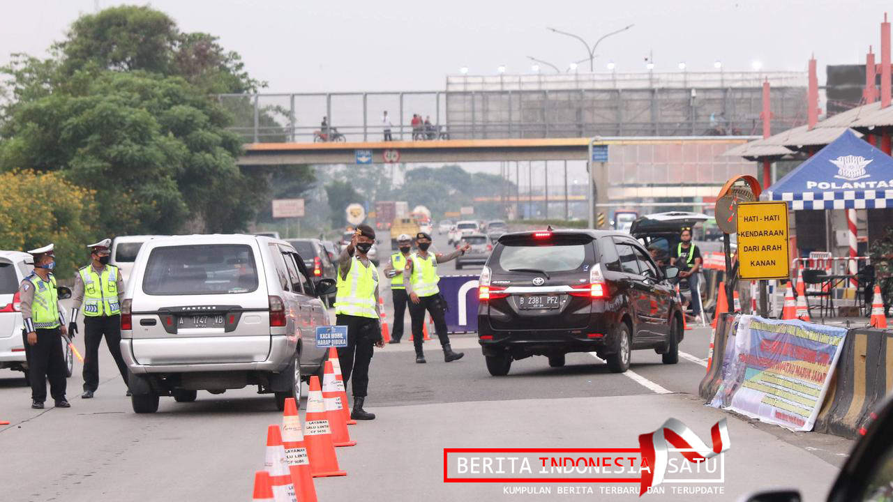 Kebanyakan Kendaraan Disekat Di Tangerang Karena Tak Bisa Tunjukkan