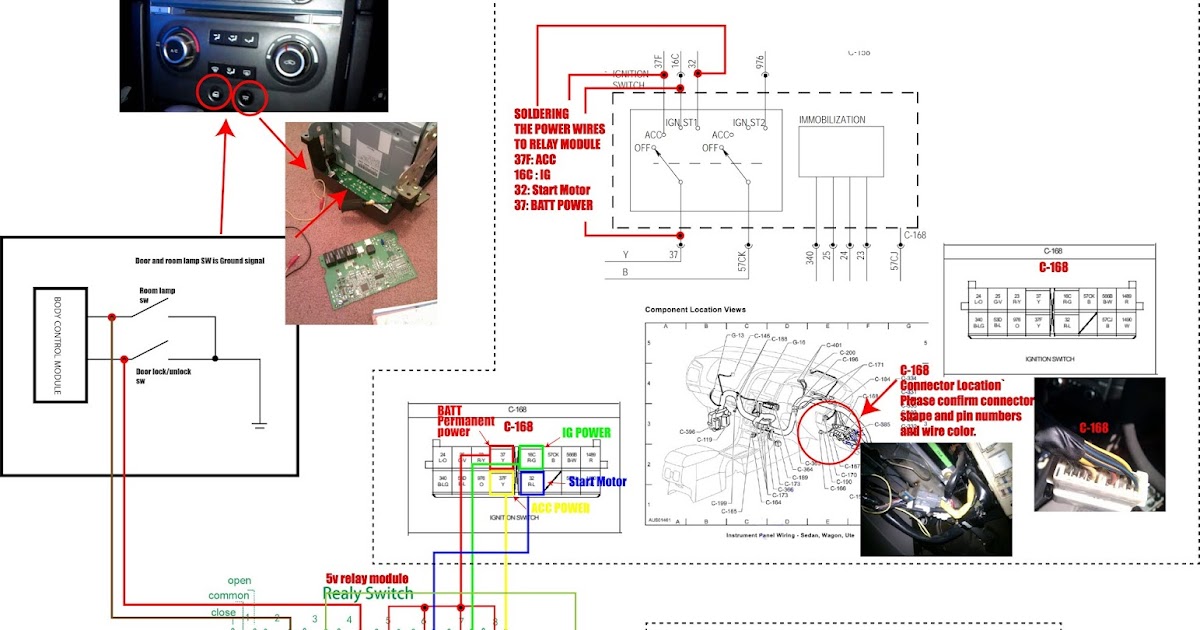 Mechanic page: Wiring diagram for Ford Falcon BA to make start car