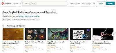 Udemy free course digital art and painting