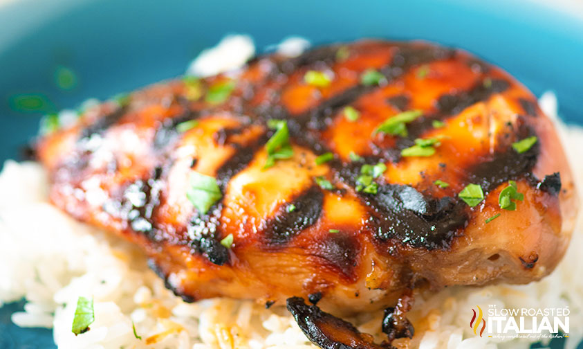 Italian Food Honey Balsamic Grilled Chicken