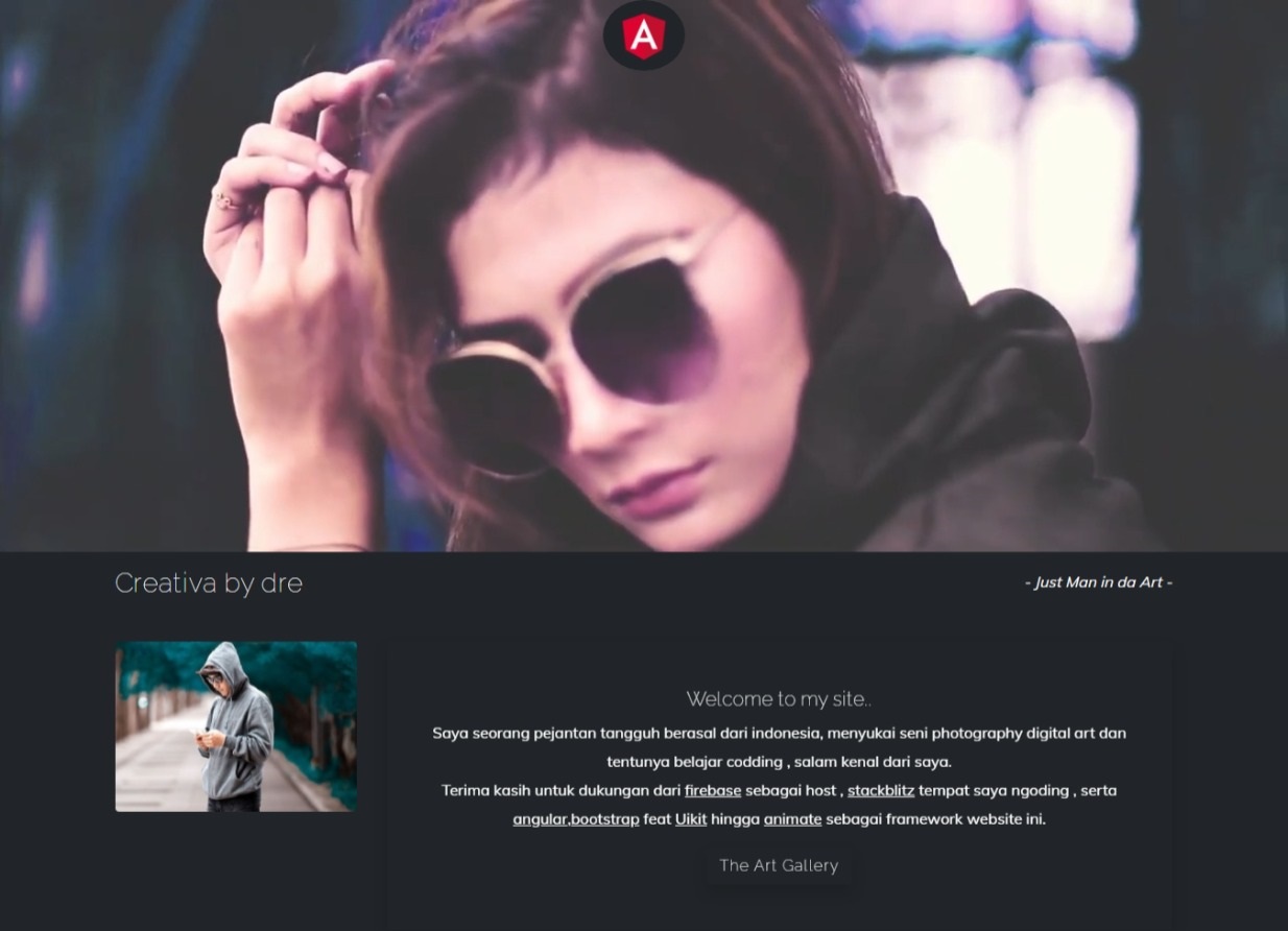 New Portfolio website template themes free download gratis