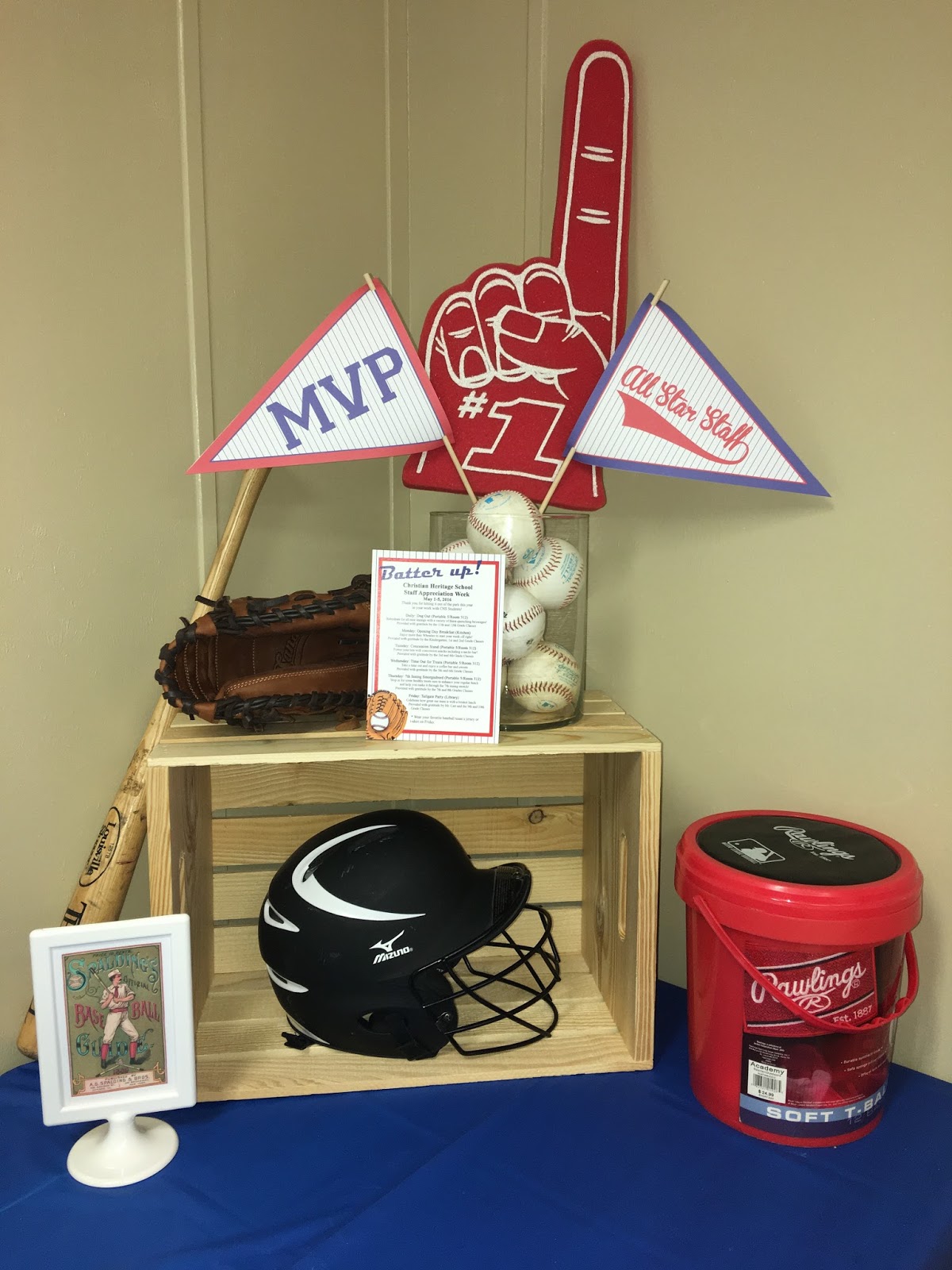 Paper Perfection Baseball Theme Teacher Appreciation Week