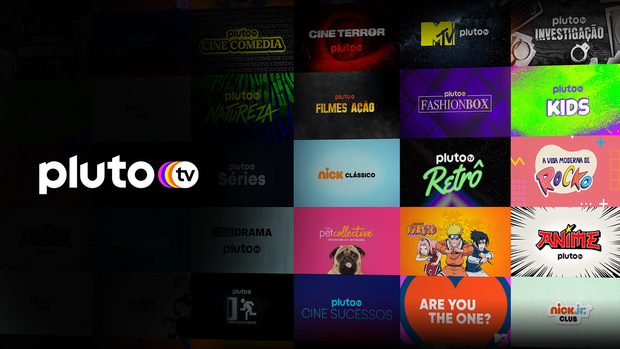 Pluto TV traz Naruto Shippuden, Hunter X Hunter e mais em outubro