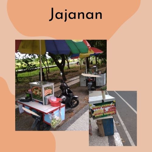 Jajanan di Taman Kuliner yang bisa dinikmati di taman udayana