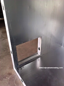 Powder Coating Oven Build heating element space