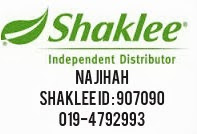 Saya Pengedar Sah Shaklee Penang/Kedah