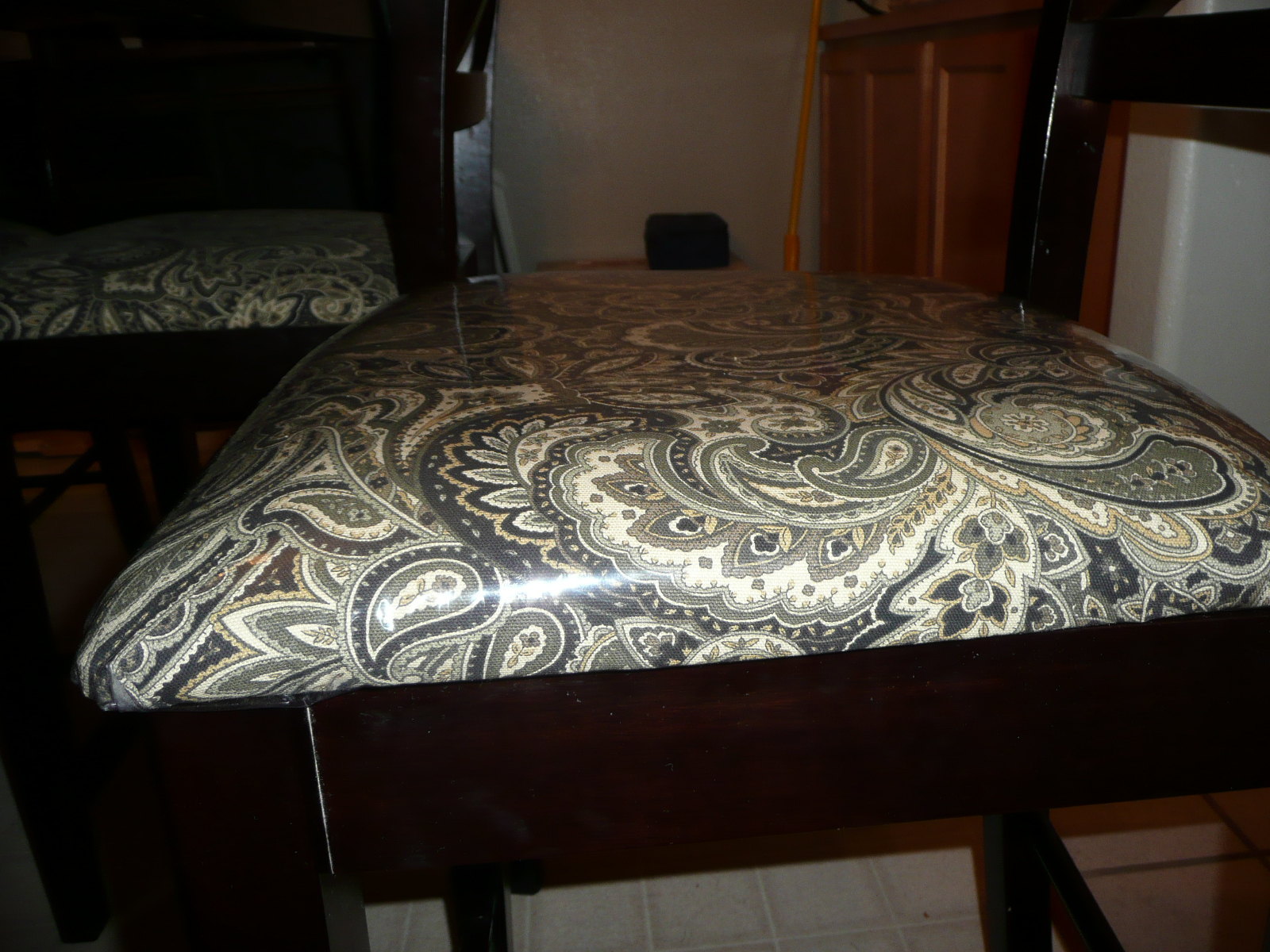 Simply Thrifty Simply Homemade Reupholstered Dining Room Chairs