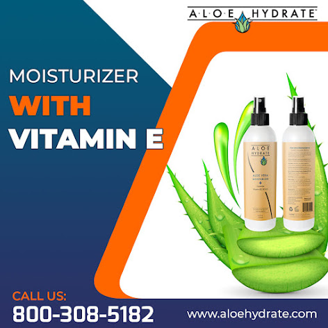 Aloe vera moisturizer with vitamin E