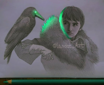 رسم شخصيات صراع العروش بقل الرصاص