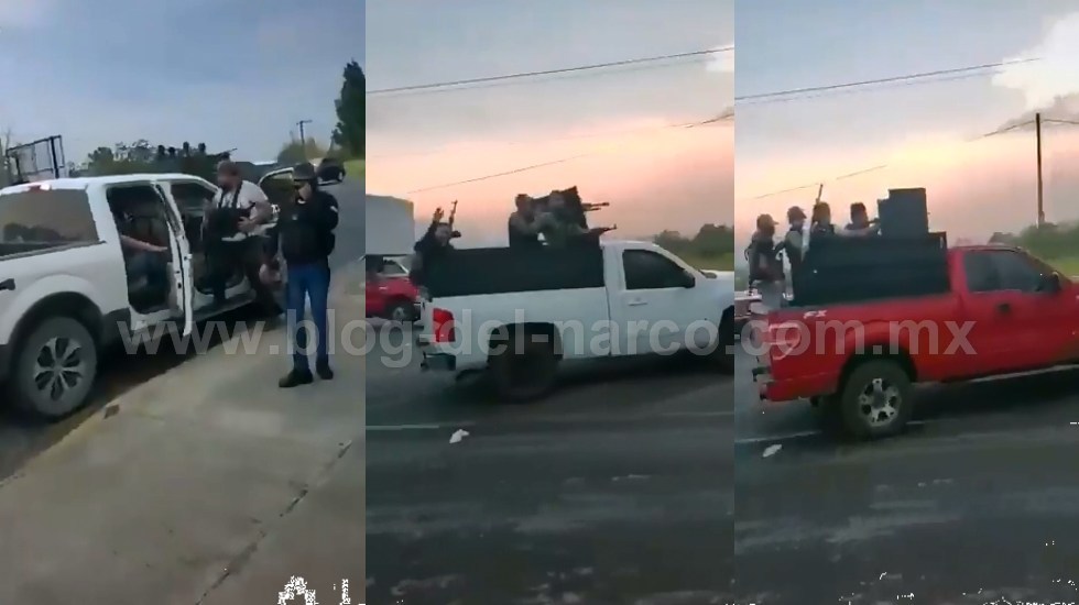 Vídeo, con total impunidad así desfila el convoy de Sicarios del CJNG en Zamora; Michoacán Vídeo, con total impunidad así desfila el convoy de Sicarios del CJNG en Zamora; Michoacán