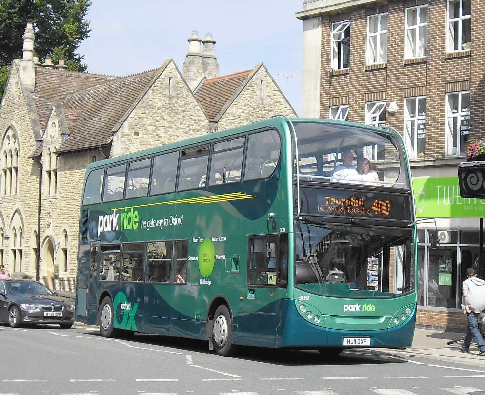 Southern England Bus Scene New Look for Oxford's Park and Ride
