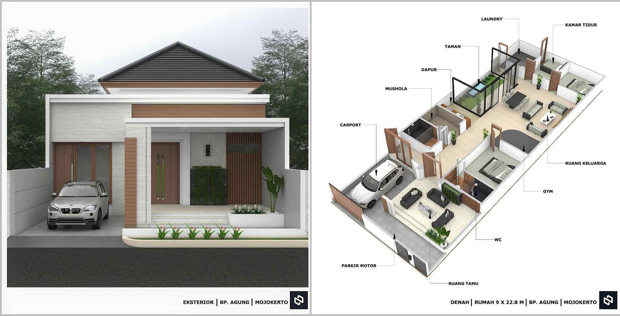 Desain Rumah Minimalis Terbaru Lengkap Dengan Denah Beri Mardiansyah