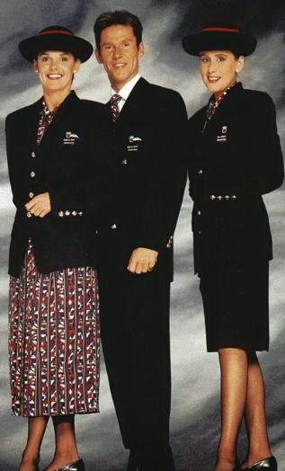World stewardess Crews: British Airways Vintage Uniform 1992-2005