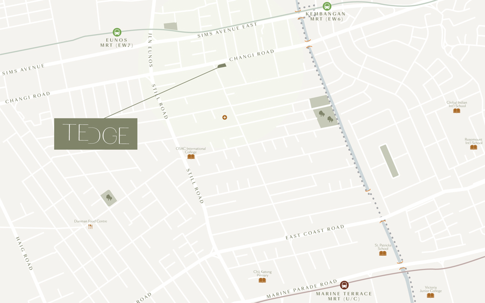 Tedge - Location Map