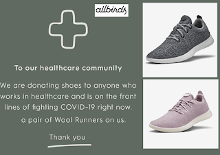 free sneakers for healthcare