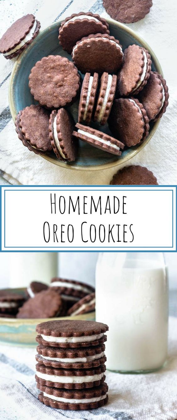 Homemade GlutenFree + Vegan Oreo Cookies (AllergyFree, SugarFree