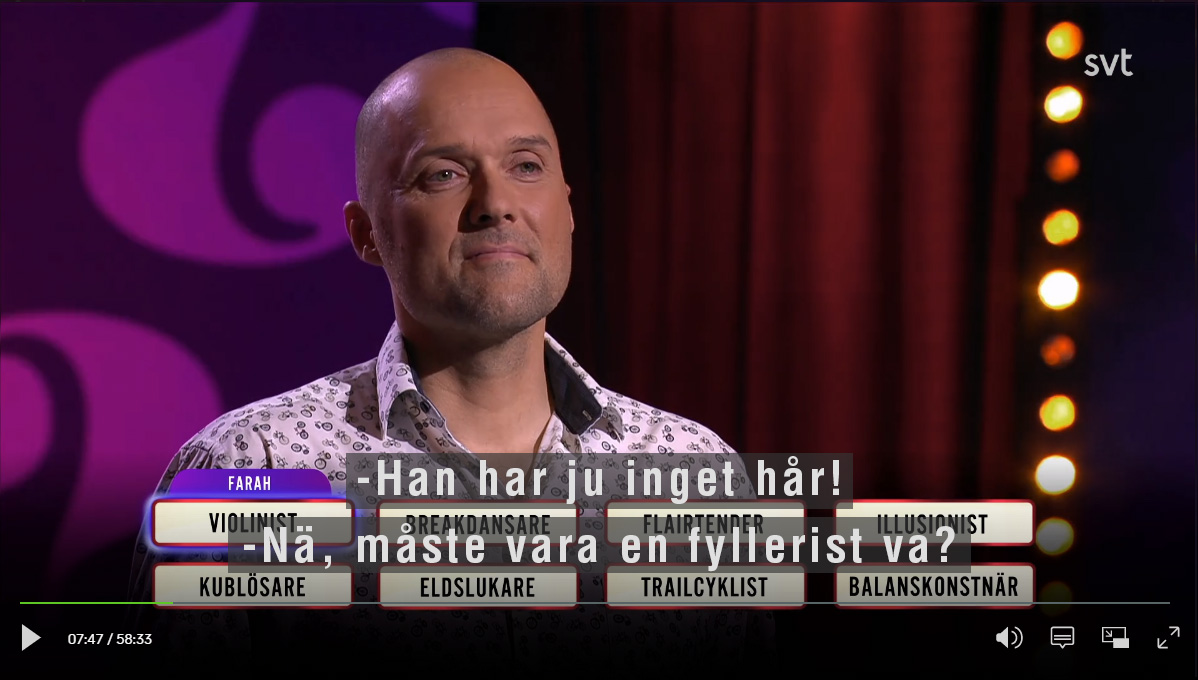 "Vem kan vad?" hur man pajar ett tvkoncept från 1998