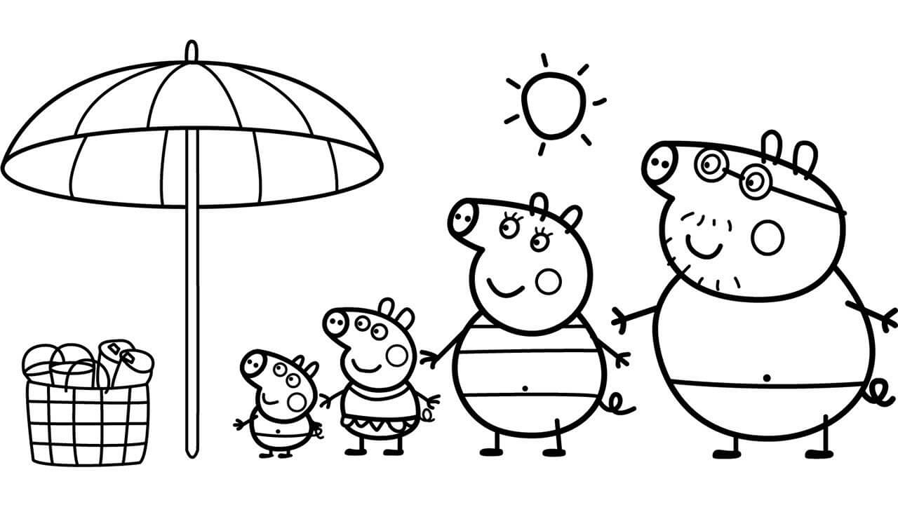 Desenhos Da Peppa Pig Para Colorir - Desenhos Para Desenhar