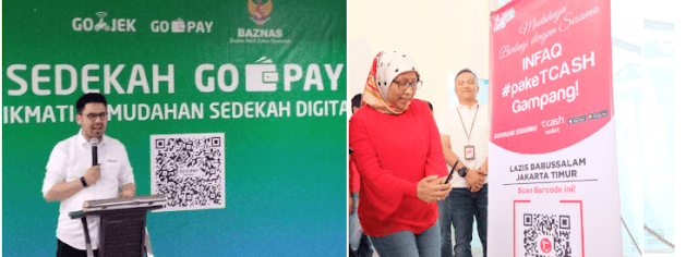 Sedekah Digital Pake QR Code dengan T-cash dan Go-Pay Sedekah Digital Pake QR Code dengan T-cash dan Go-Pay