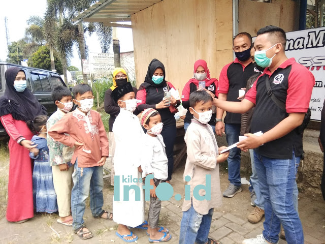 Wajib Dicontoh, Komunitas BBSC Santuni 100 Anak Yatim