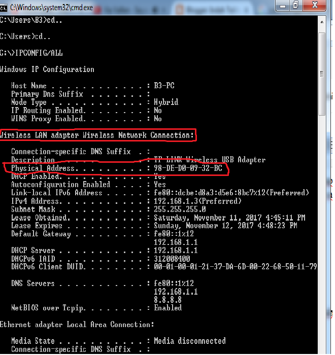 мак адрес алисы